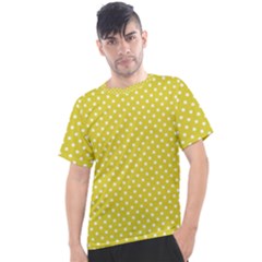 Polka-dots-yellow Men s Sport Top by nate14shop