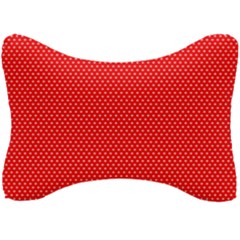 Red-polka Seat Head Rest Cushion by nate14shop