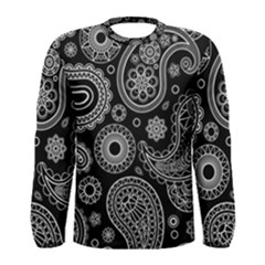 Seamless Paisley Pattern Men s Long Sleeve Tee by nate14shop