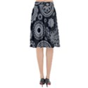 Seamless Paisley Pattern Flared Midi Skirt View2