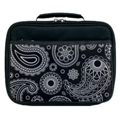 Seamless Paisley Pattern Lunch Bag by nate14shop