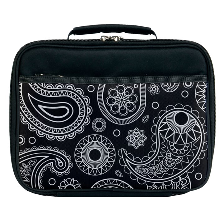 Seamless Paisley Pattern Lunch Bag