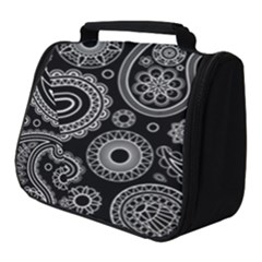 Seamless Paisley Pattern Full Print Travel Pouch (small) by nate14shop