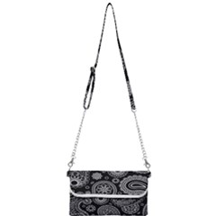 Seamless Paisley Pattern Mini Crossbody Handbag by nate14shop