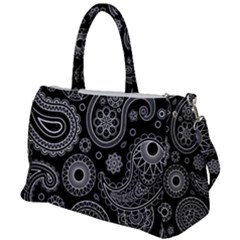 Seamless Paisley Pattern Duffel Travel Bag by nate14shop