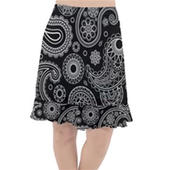 Seamless Paisley Pattern Fishtail Chiffon Skirt by nate14shop