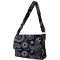 Seamless Paisley Pattern Full Print Messenger Bag (L) View1