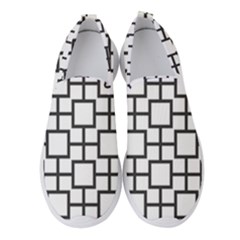 Square Women s Slip On Sneakers by nate14shop