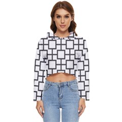 Square Women s Lightweight Cropped Hoodie by nate14shop