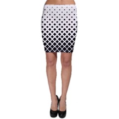 Square-background Bodycon Skirt by nate14shop