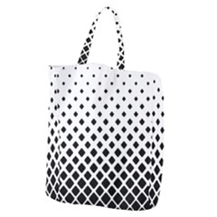 Square-background Giant Grocery Tote by nate14shop