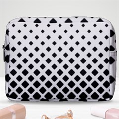 Square-background Make Up Pouch (large) by nate14shop