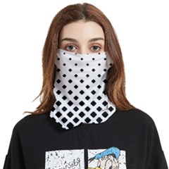 Square-background Face Covering Bandana (two Sides)