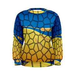 Combo Blue Yellow Women s Sweatshirt by nate14shop