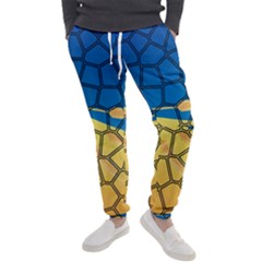 Combo Blue Yellow Men s Jogger Sweatpants by nate14shop