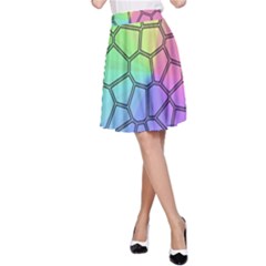 Comb-the Sun A-Line Skirt