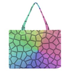 Comb-the Sun Zipper Medium Tote Bag by nate14shop