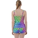 Comb-the Sun Tie Front Two Piece Tankini View2