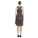 Bohemian-ethnic-seamless-pattern-with-tribal-stripes Racerback Midi Dress View2