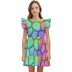 Comb-the Sun Kids  Winged Sleeve Dress by nate14shop