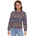 Bohemian-ethnic-seamless-pattern-with-tribal-stripes Women s Long Sleeve Raglan Tee View1