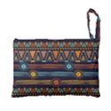 Bohemian-ethnic-seamless-pattern-with-tribal-stripes Foldable Grocery Recycle Bag View3