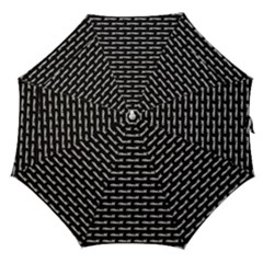 Be Wild Text Motif Pattern Straight Umbrellas