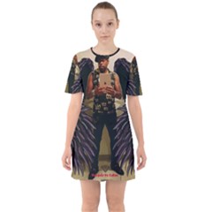 Screenshot 20220701-212826 Piccollage Sixties Short Sleeve Mini Dress by MDLR