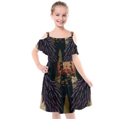 Screenshot 20220701-212826 Piccollage Kids  Cut Out Shoulders Chiffon Dress by MDLR