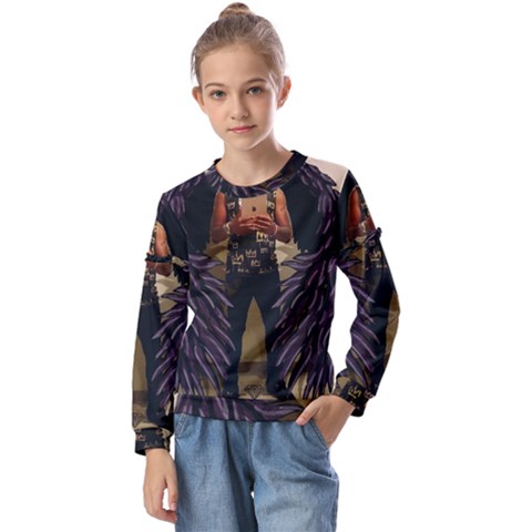 Screenshot 20220701-212826 Piccollage Kids  Long Sleeve Tee With Frill  by MDLR