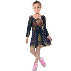 Screenshot 20220701-212826 Piccollage Kids  Long Sleeve Velvet Dress by MDLR