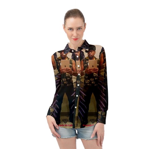 Screenshot 20220701-212826 Piccollage Long Sleeve Chiffon Shirt by MDLR