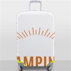 I Love Camping Luggage Cover (large) by PFashionArt