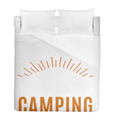 I Love Camping Duvet Cover Double Side (full/ Double Size) by PFashionArt