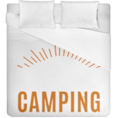 I Love Camping Duvet Cover (king Size)