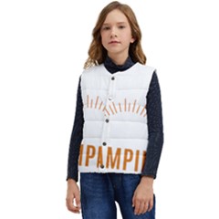 I Love Camping Kid s Short Button Up Puffer Vest	