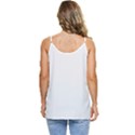 I Love Camping Casual Spaghetti Strap Chiffon Top View4