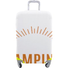 I Love Camping Luggage Cover (large) by PFashionArt