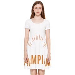 I Love Camping Inside Out Cap Sleeve Dress