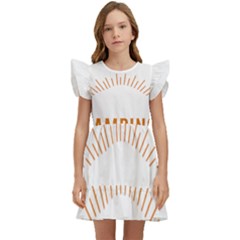 I Love Camping Kids  Winged Sleeve Dress