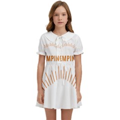 I Love Camping Kids  Sweet Collar Dress