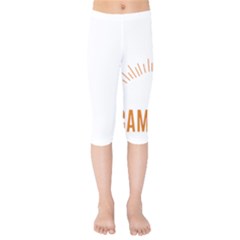 I Love Camping Kids  Capri Leggings 