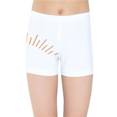 I Love Camping Kids  Sports Shorts by PFashionArt