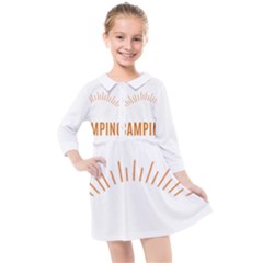 I Love Camping Kids  Quarter Sleeve Shirt Dress