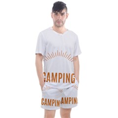 I Love Camping Men s Mesh Tee And Shorts Set