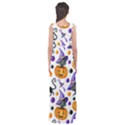 Halloween Cat Pattern Empire Waist Maxi Dress View2