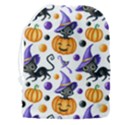 Halloween Cat Pattern Drawstring Pouch (3XL) View2