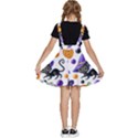 Halloween Cat Pattern Kids  Apron Dress View4