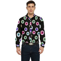 Eye Halloween Pattern Men s Long Sleeve  Shirt