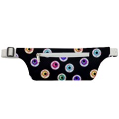 Eye Halloween Pattern Active Waist Bag by designsbymallika